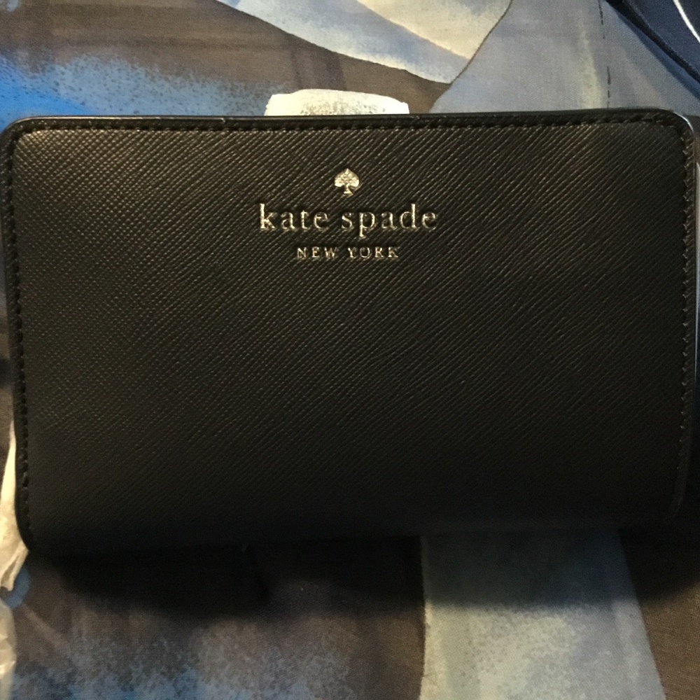 Kate Spade wallet New with bag/tag blazer blue almost black  SN